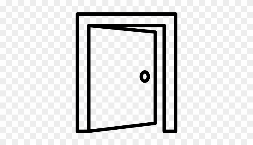 Open Door Vector - Open Door Vector #1523861