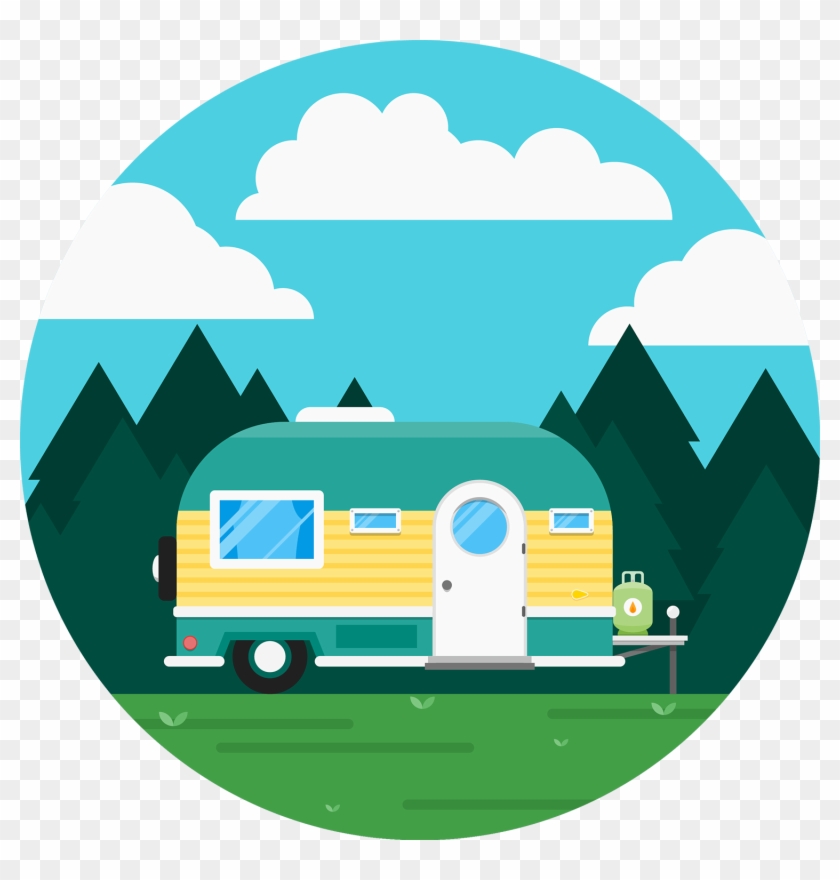 Caravan Recreational Vehicle Icon - Caravan Recreational Vehicle Icon #1523986