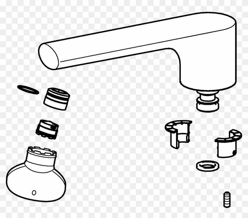 Faucet Clipart Bathtub Faucet - Faucet Clipart Bathtub Faucet #1524396