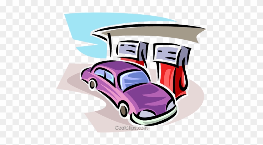 Automobile Getting Gas Royalty Free Vector Clip Art - Automobile Getting Gas Royalty Free Vector Clip Art #1524715