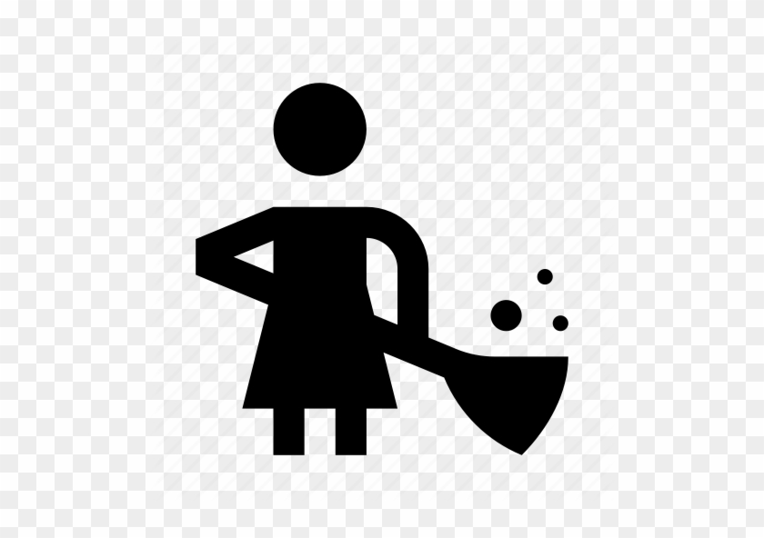 Broom Cleaning Janitor Woman - Broom Cleaning Janitor Woman #1524888