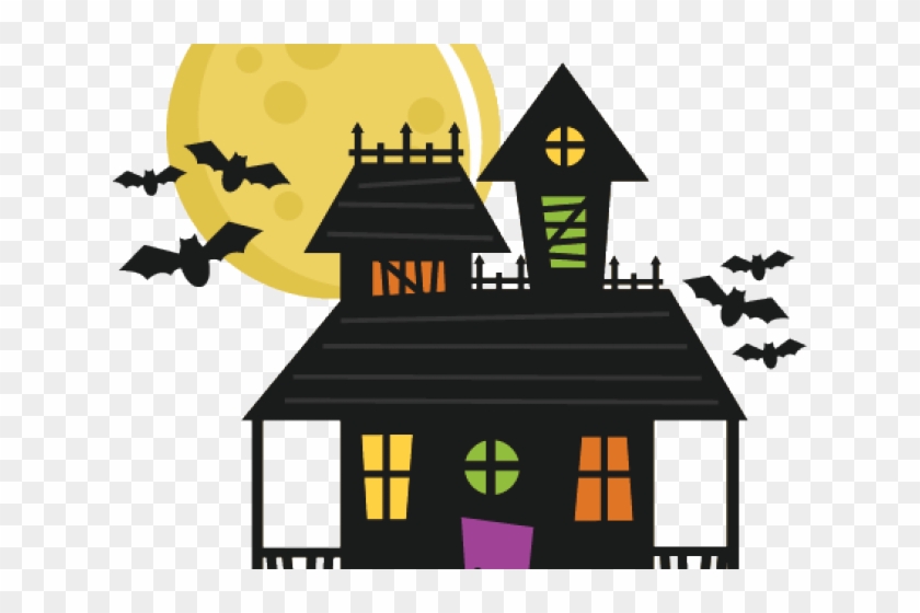 Haunted House Clipart - Haunted House Clipart #1524906