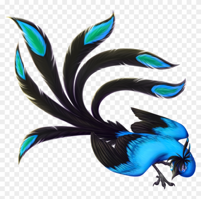 Blue Phoenix Bird - Blue Phoenix Bird #1524982