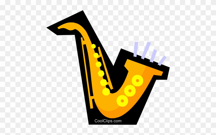 Saxophones Royalty Free Vector Clip Art Illustration - Saxophones Royalty Free Vector Clip Art Illustration #1525411