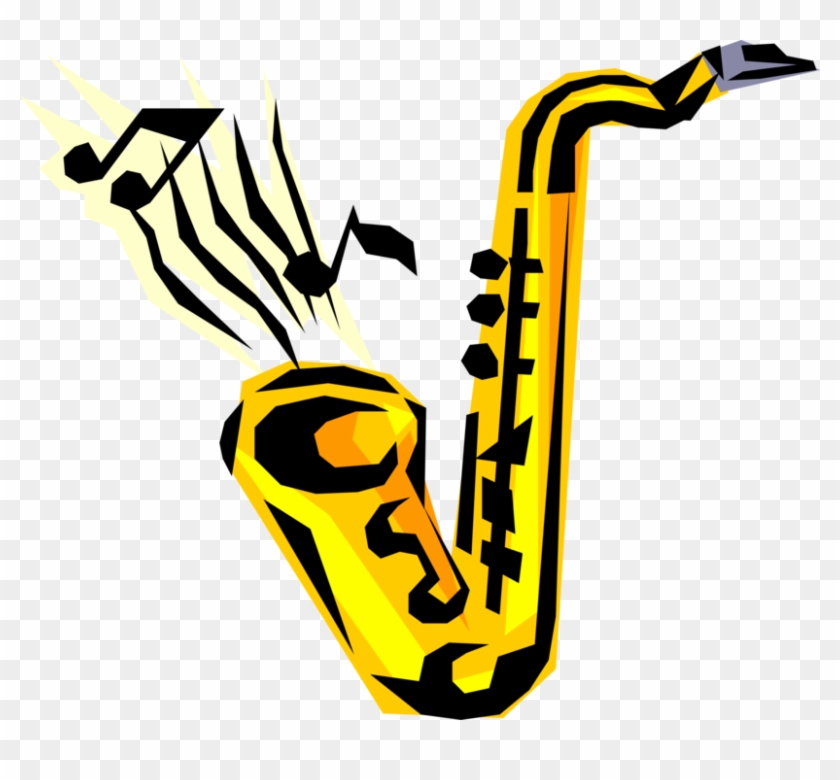 Saxophones Royalty Free Vector Clip Art Illustration - Saxophones Royalty Free Vector Clip Art Illustration #1525412