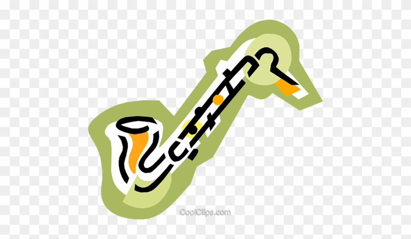 Sax Royalty Free Vector Clip Art Illustration - Sax Royalty Free Vector Clip Art Illustration #1525419