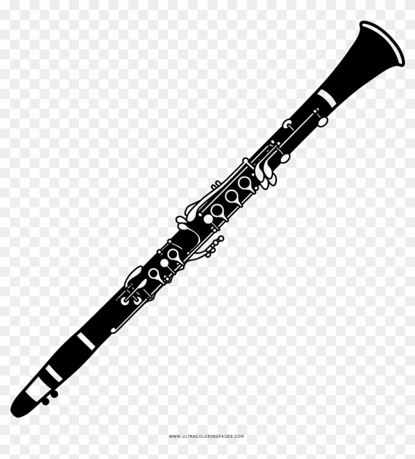 Gallery Of Clarinet Coloring Page - Gallery Of Clarinet Coloring Page #1525428