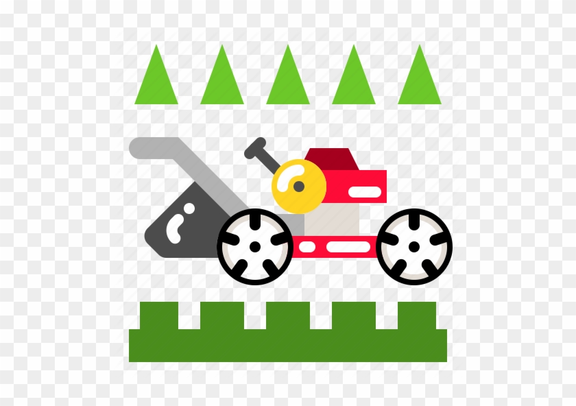 Cut Lawn Mower Icon - Cut Lawn Mower Icon #1525563