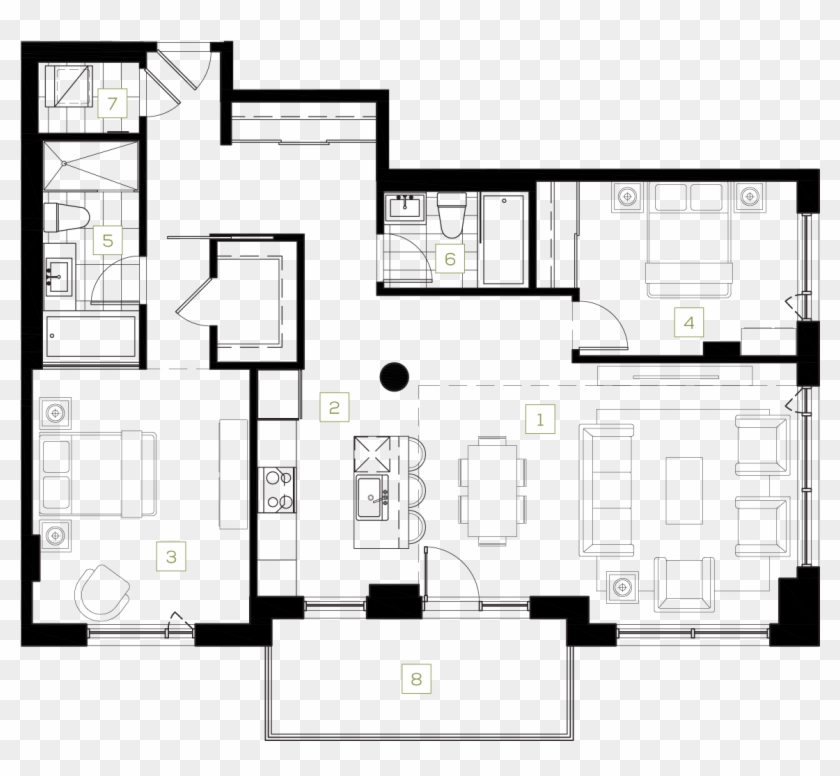 Graphic Royalty Free Library Detailed Of The Condo - Graphic Royalty Free Library Detailed Of The Condo #1525627