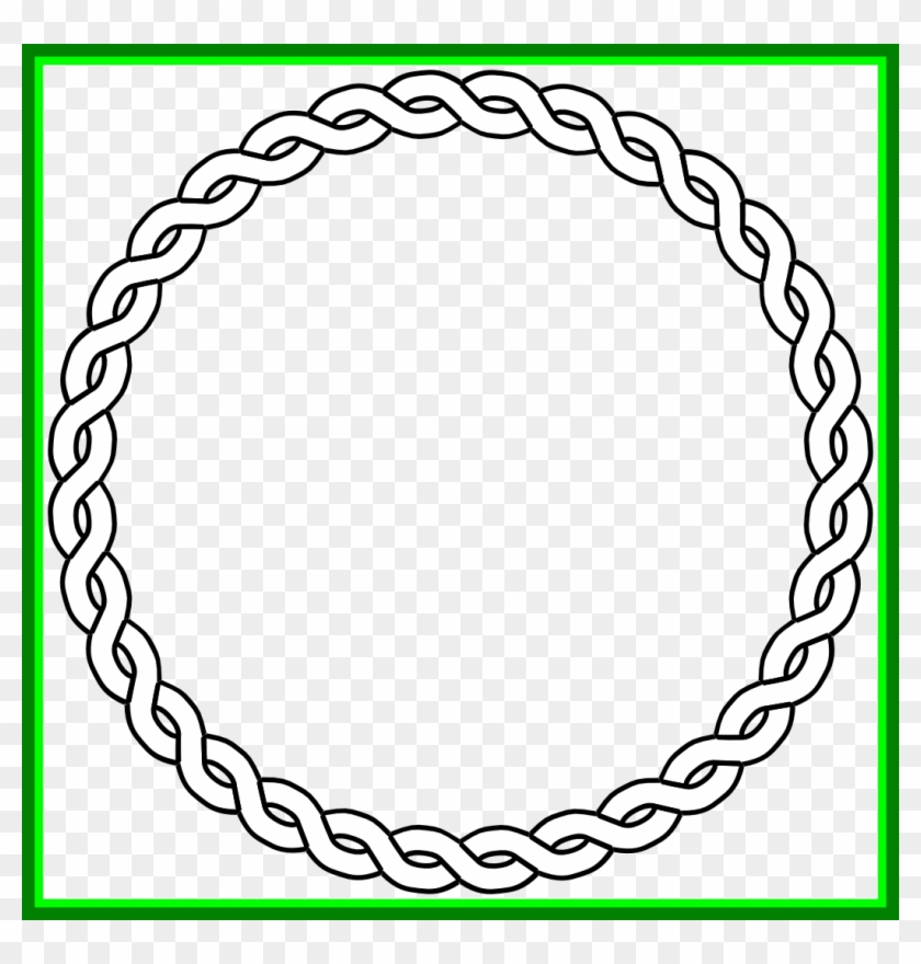 Unbelievable Nautical Rope Border Circle Dna Black - Unbelievable Nautical Rope Border Circle Dna Black #1525776