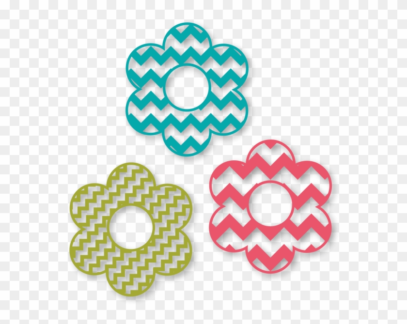 Sds Chevron Flowers - Sds Chevron Flowers #1525804