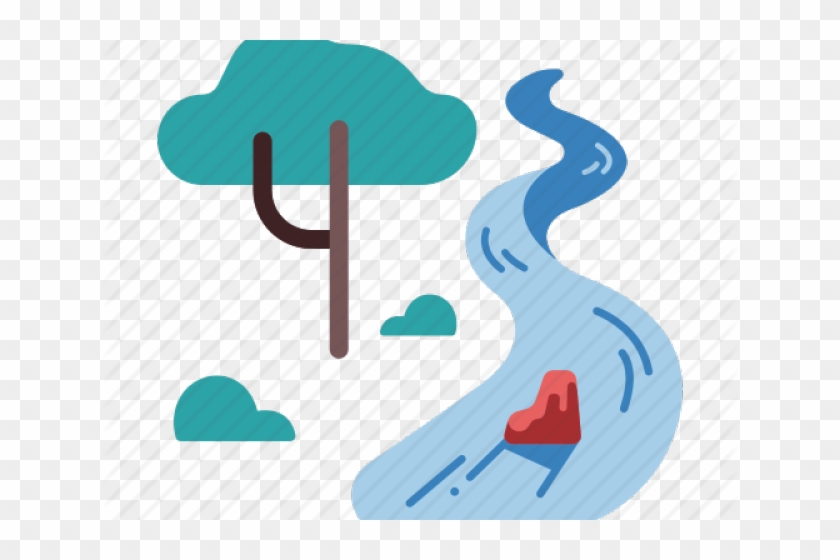 River Landscape Clipart Horizontal - River Landscape Clipart Horizontal #1526143