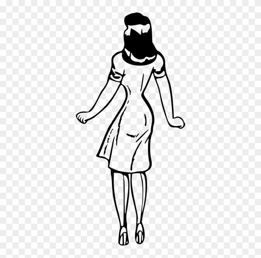 Dance Drawing Woman Silhouette Art - Dance Drawing Woman Silhouette Art #1526677