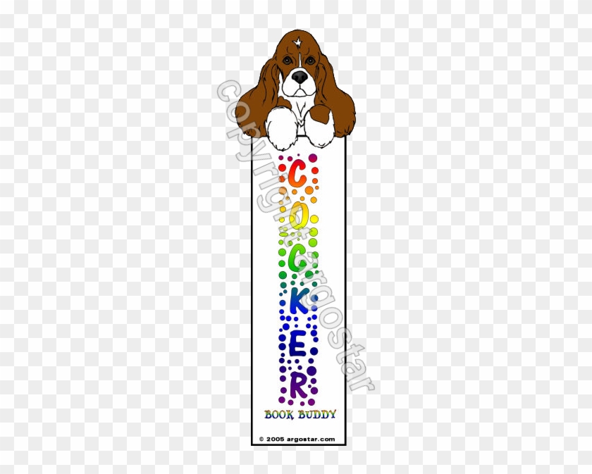 Cocker Spaniel Bookmark - Cocker Spaniel Bookmark #1526694