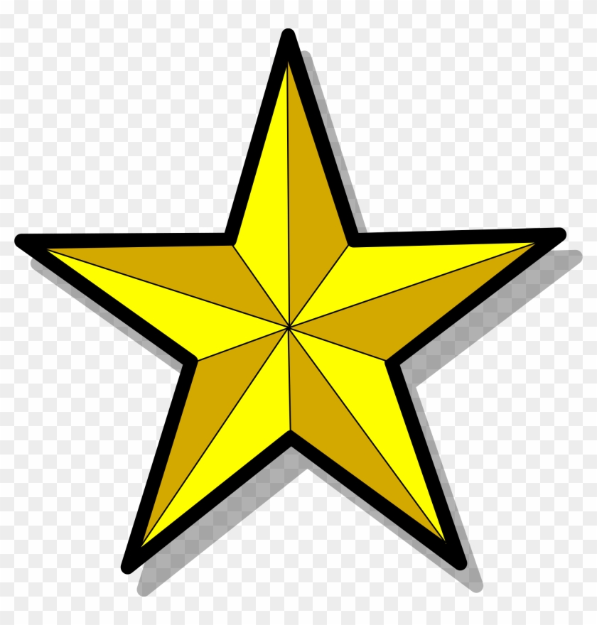 Icône Étoile D'or À Cinq Branches - Icône Étoile D'or À Cinq Branches #1526827