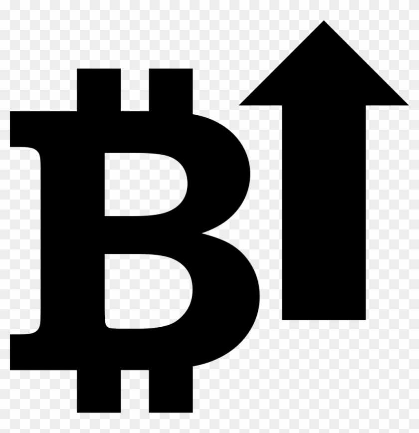 Bitcoin With An Up Svg Png Icon - Bitcoin With An Up Svg Png Icon #1527288