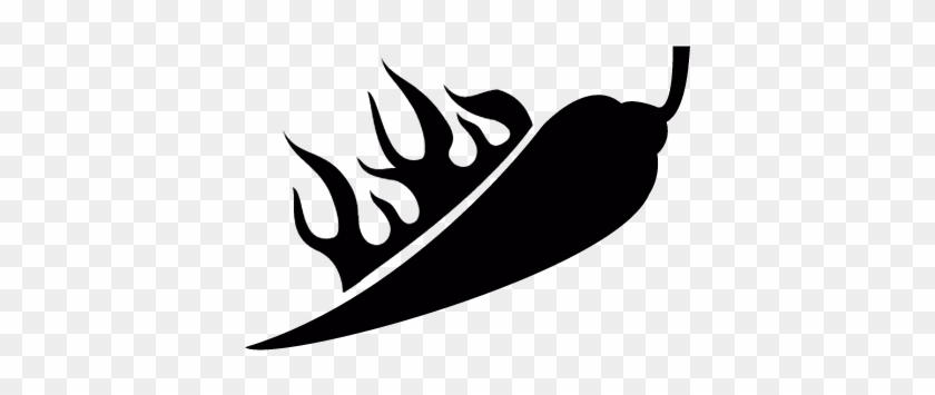 Hot Chili Pepper With Flames Vector - Hot Chili Pepper With Flames Vector #1527369