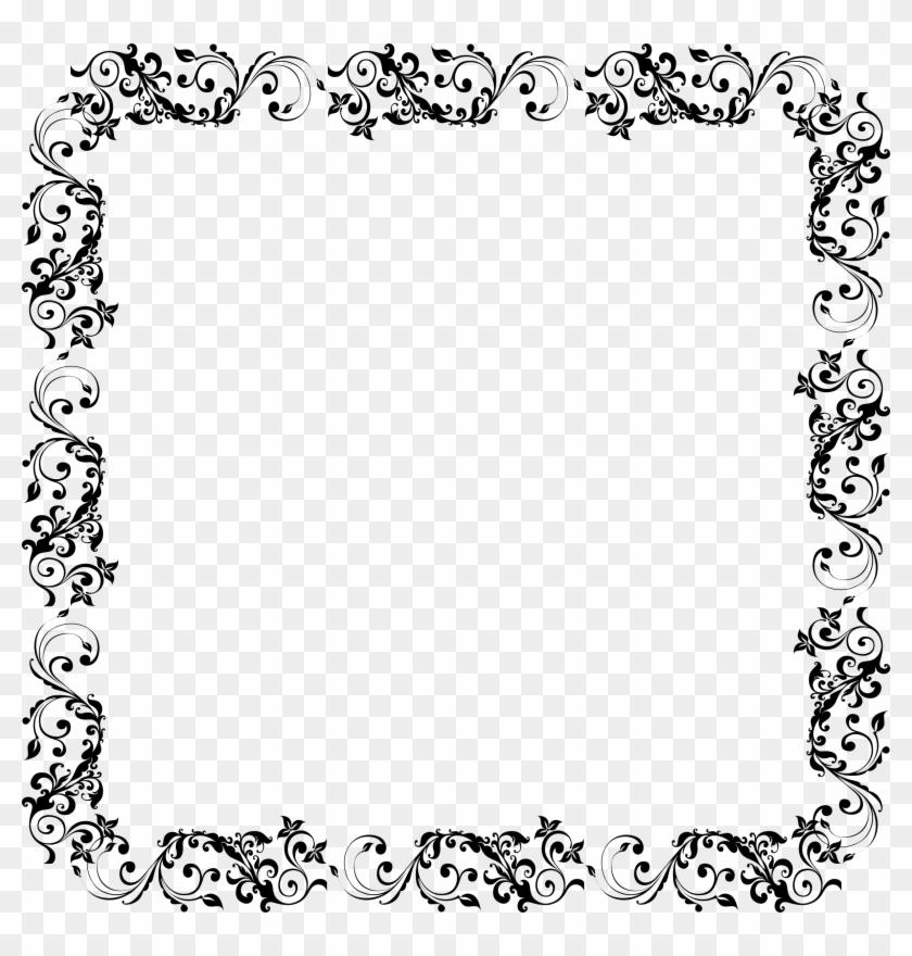 Clipart Flourish Square Medium - Clipart Flourish Square Medium #1527702