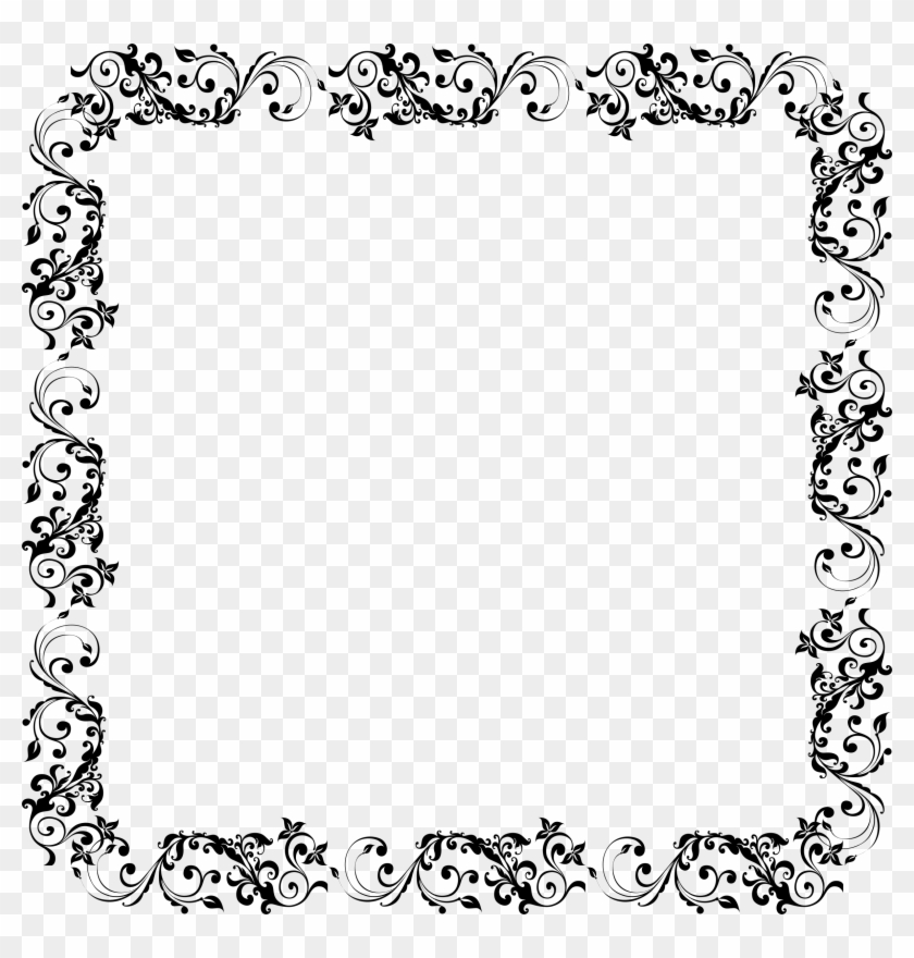 Clipart Flourish Square Medium - Clipart Flourish Square Medium #1527702