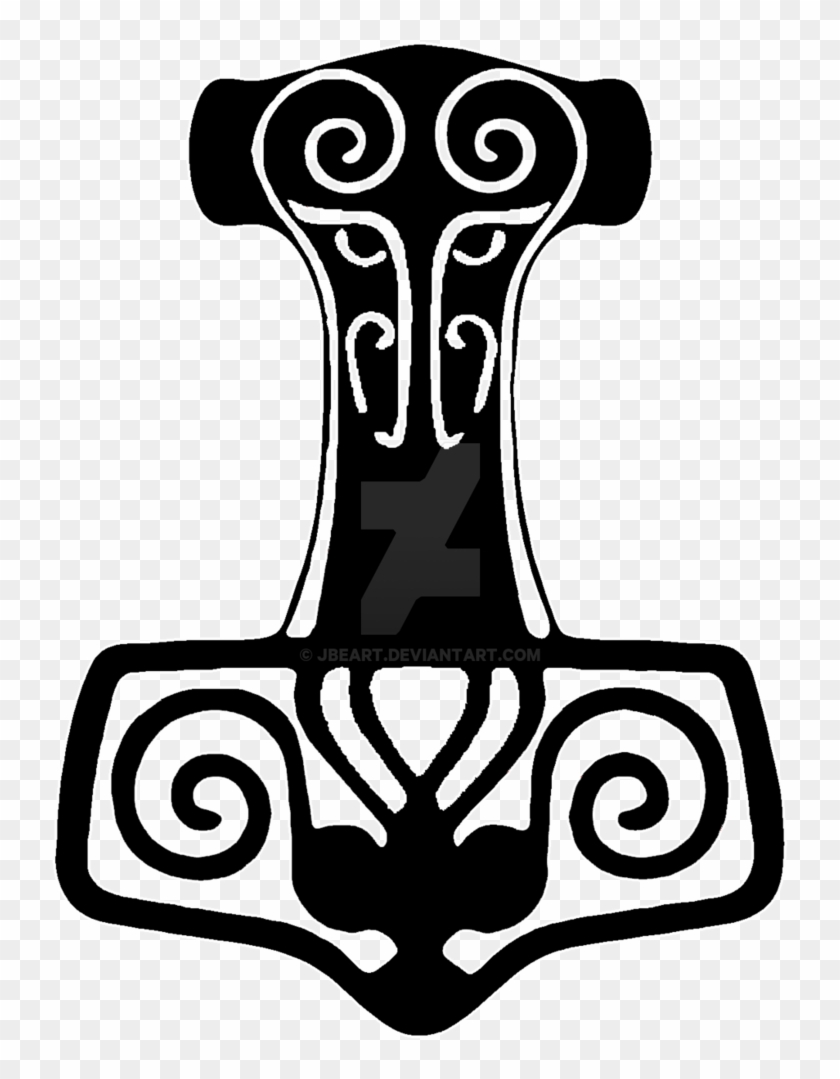 Mjolnir Drawing Transparent - Mjolnir Drawing Transparent #1527721