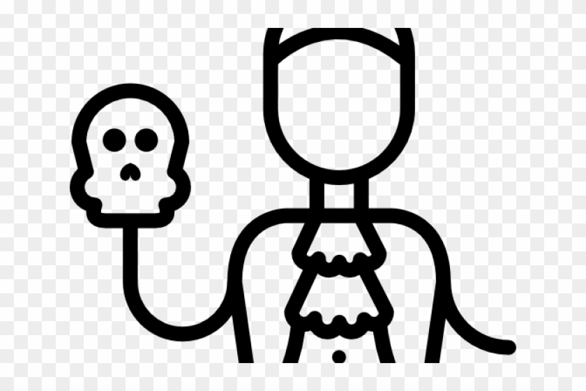 Hamlet Clipart Skeleton - Hamlet Clipart Skeleton #1527750