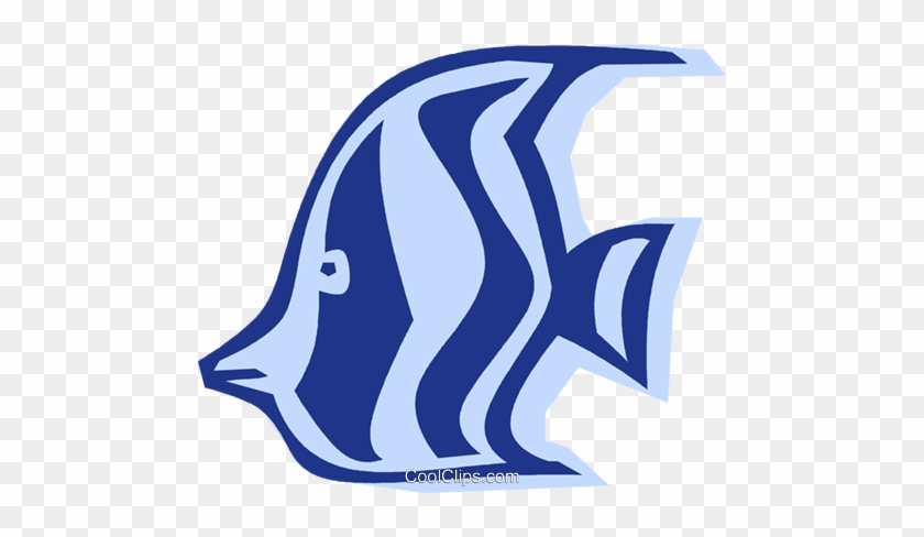 Angel Fish Royalty Free Vector Clip Art Illustration - Angel Fish Royalty Free Vector Clip Art Illustration #1528363