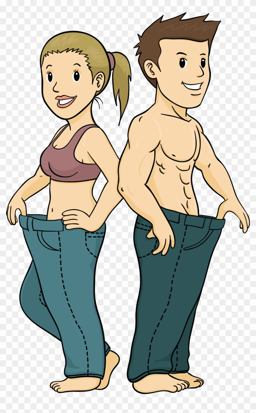 People Clipart Losing Weight - People Clipart Losing Weight #1528450