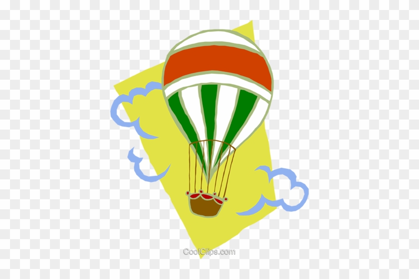 Hot Air Balloon Royalty Free Vector Clip Art Illustration - Hot Air Balloon Royalty Free Vector Clip Art Illustration #1528507