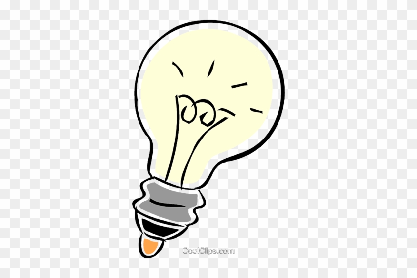 Light Bulb Royalty Free Vector Clip Art Illustration - Light Bulb Royalty Free Vector Clip Art Illustration #1528511