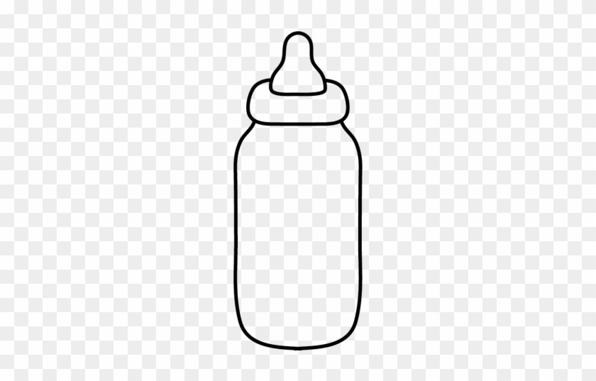 Png Library Stock Baby Bottle Clipart Black And White - Png Library Stock Baby Bottle Clipart Black And White #1528584