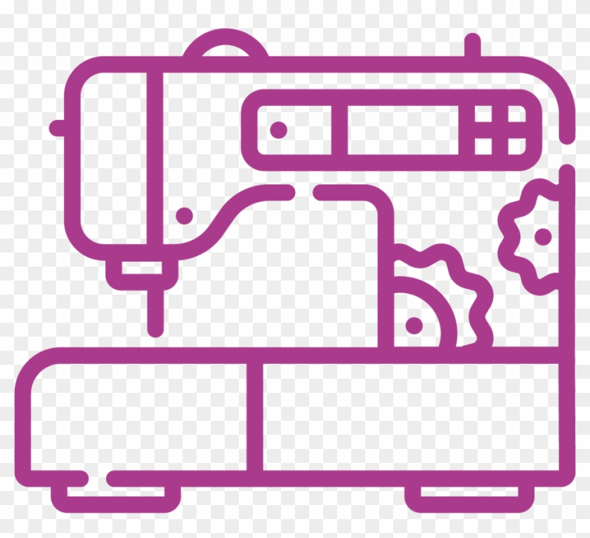 Icon Sewing Machine Pink - Icon Sewing Machine Pink #1528655