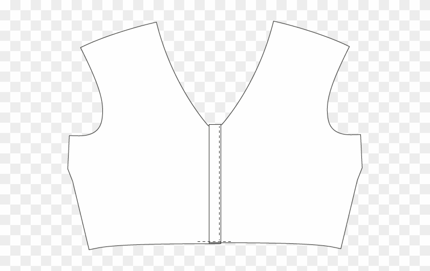 Overlap The Two Half Bodices So That The Button Bands - Overlap The Two Half Bodices So That The Button Bands #1528666