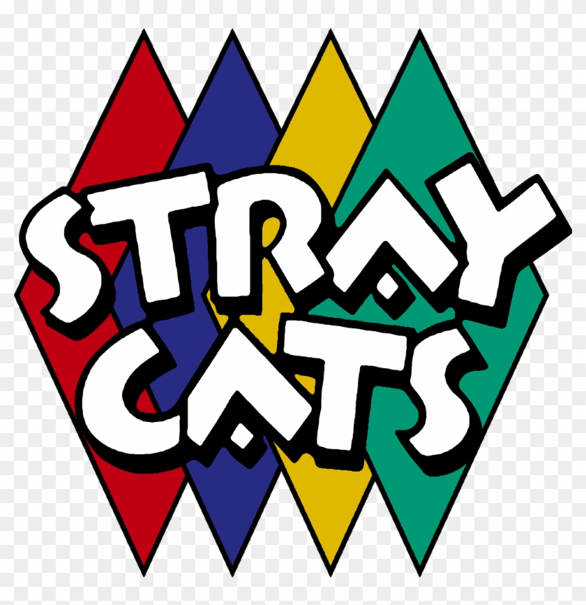 Rockabilly Stray Cats Vintage Band Logo 1980s Rock - Rockabilly Stray Cats Vintage Band Logo 1980s Rock #1528763
