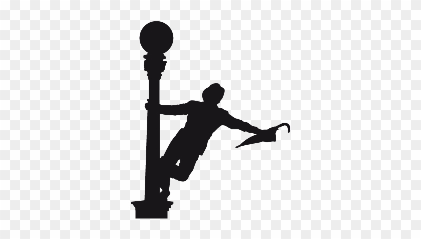 Gene Kelly Singing In The Rain Silhouette - Gene Kelly Singing In The Rain Silhouette #1528769