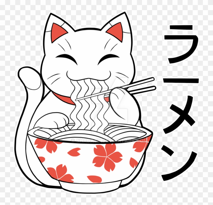 Tattoo Design Maneki Neko By Shadaty On - Tattoo Design Maneki Neko By Shadaty On #1529006