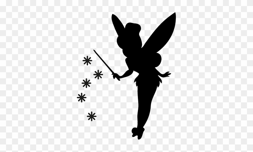 Tinkerbell Silhouette Clip Art - Tinkerbell Silhouette Clip Art #1529046