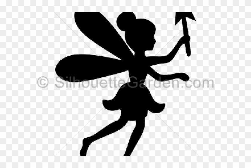 Fairy Clipart Silhouette - Fairy Clipart Silhouette #1529051