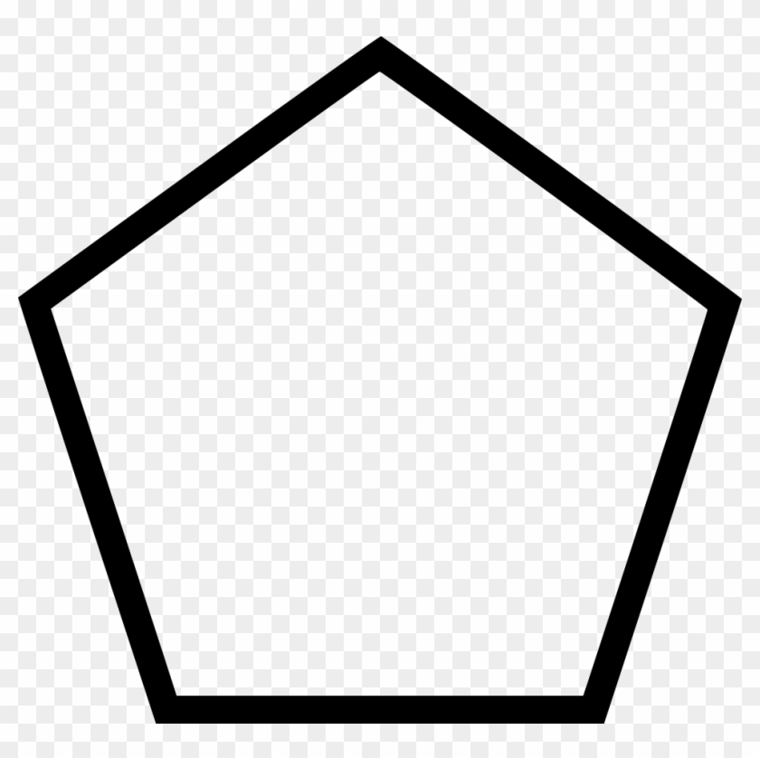 Hexagon Clipart Pentagon Shape - Hexagon Clipart Pentagon Shape #1529433