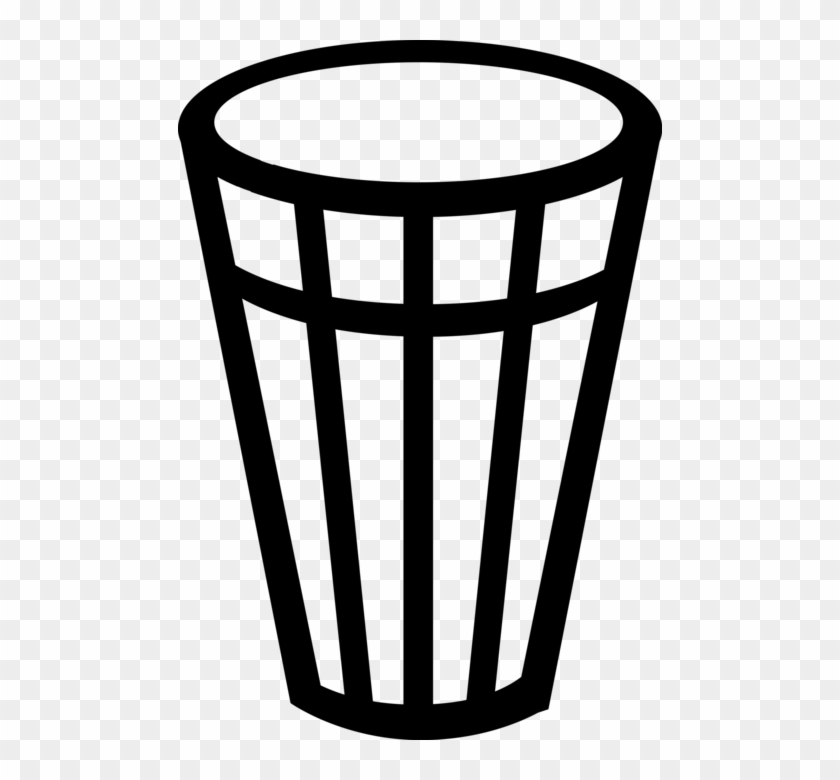 Vector Illustration Of Waste Basket, Dustbin, Garbage - Vector Illustration Of Waste Basket, Dustbin, Garbage #1529434