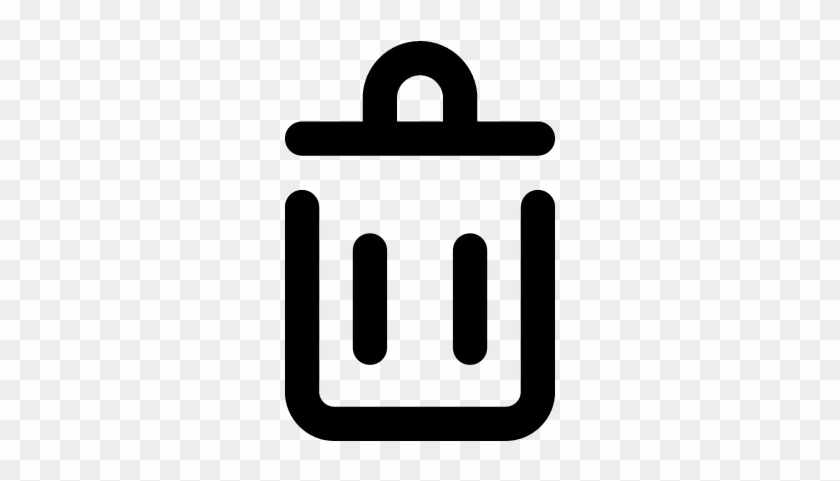 Garbage Can Closed Vector - Garbage Can Closed Vector #1529451