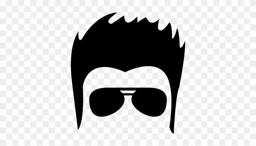 Male Hair Face With Sunglasses Free Vectors, Logos, - Male Hair Face With Sunglasses Free Vectors, Logos, #1529468