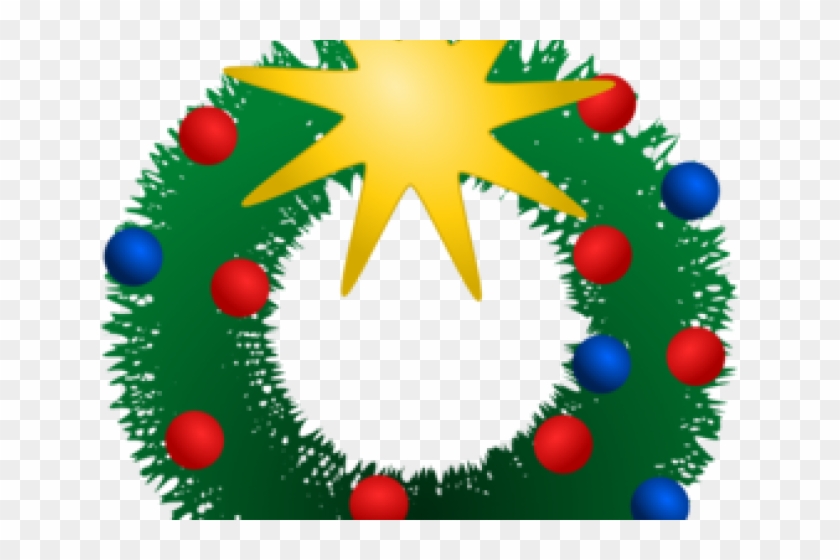 Christmas Clipart Wreath - Christmas Clipart Wreath #1529516