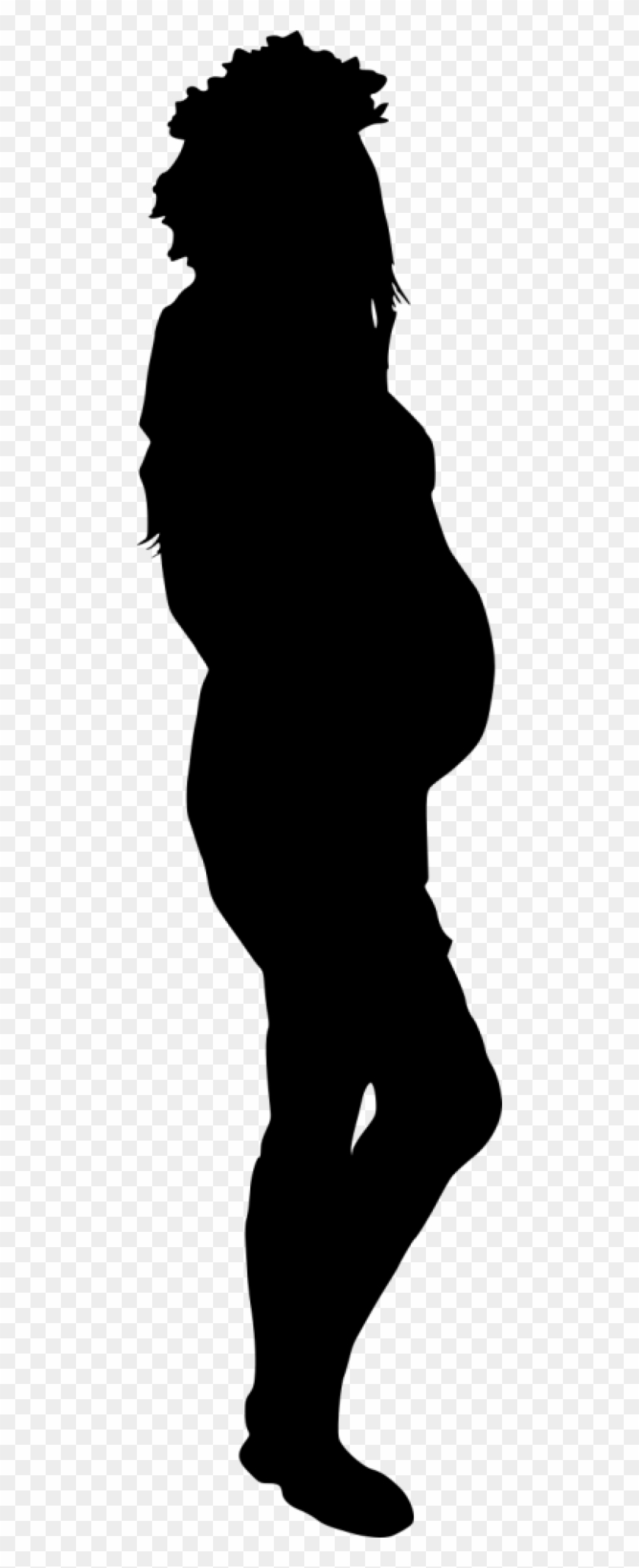 Pregnant Woman Silhouette - Pregnant Woman Silhouette #1529776