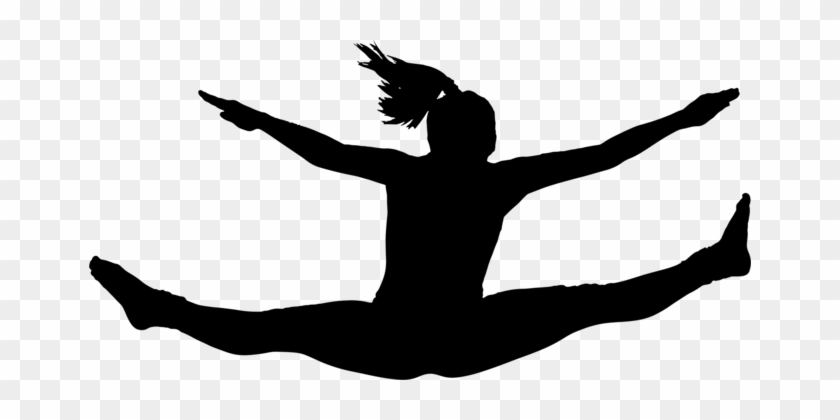 Female Silhouette Dance Woman Show Jumping - Female Silhouette Dance Woman Show Jumping #1529784