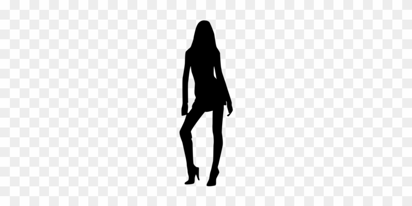 Silhouette Woman Female Stencil - Silhouette Woman Female Stencil #1529786