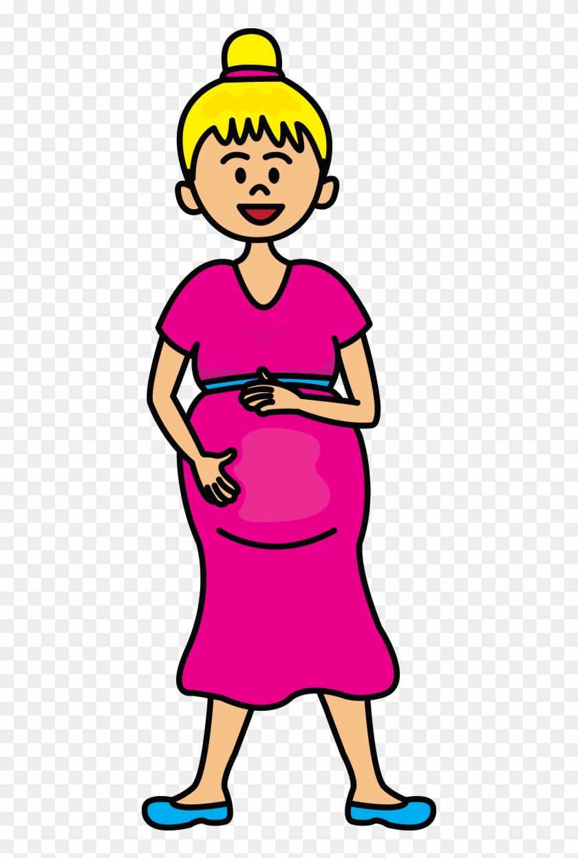 Pregnant lady Character outline illustration on white background 5188715  Vector Art at Vecteezy