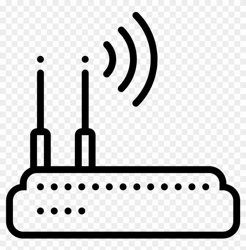 Router Vector Black And White - Router Vector Black And White #1529808