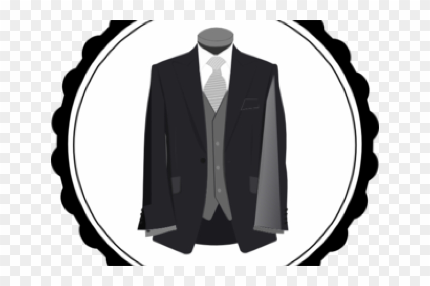 Black Dress Clipart Tuxedo Dress - Black Dress Clipart Tuxedo Dress #1530318