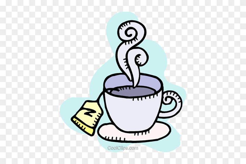Hot Cup Of Tea Royalty Free Vector Clip Art Illustration - Hot Cup Of Tea Royalty Free Vector Clip Art Illustration #1530781