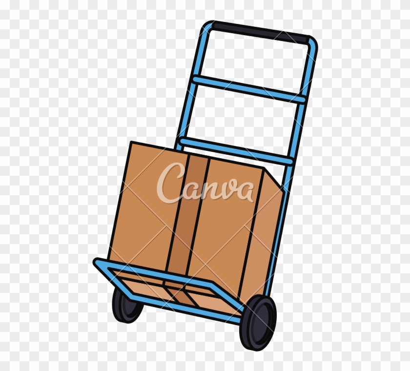 Hand Cart Shipping Box - Hand Cart Shipping Box #1530869